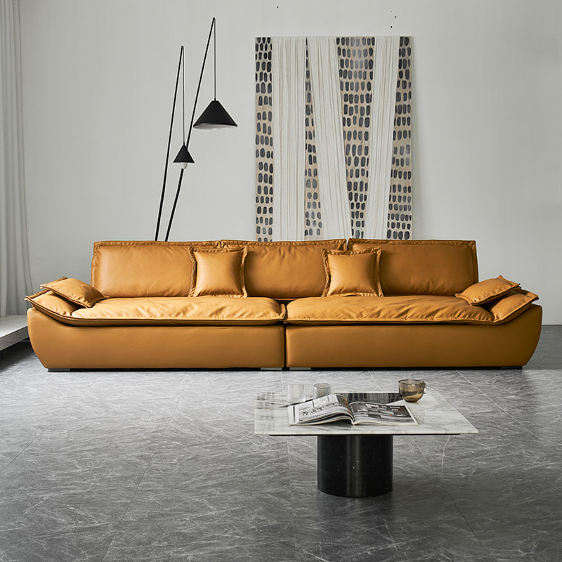 Best modern home furnitrue contemporary design leather sofa maker in China-interi furniture