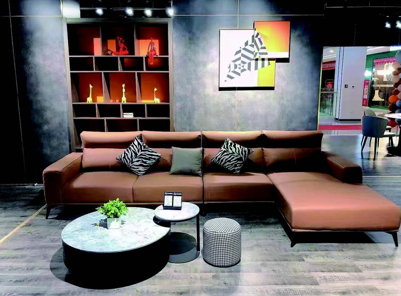 high quality modern home furnitrue contemporary luxury design leather sofa maker in China-interi furniture