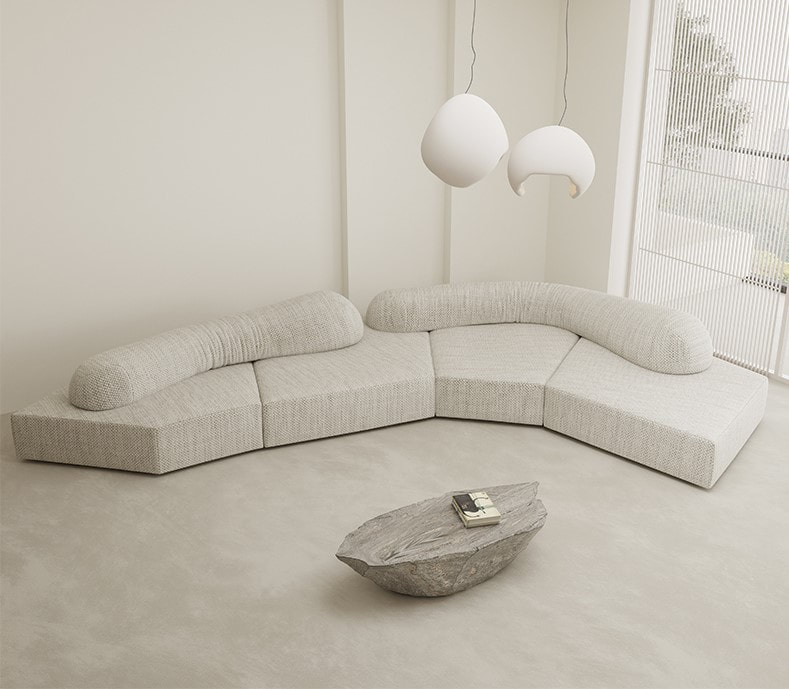 top 10 luxury home furniture maker contemporary design modern fabric sofa secitonal maker in China-interi furniture