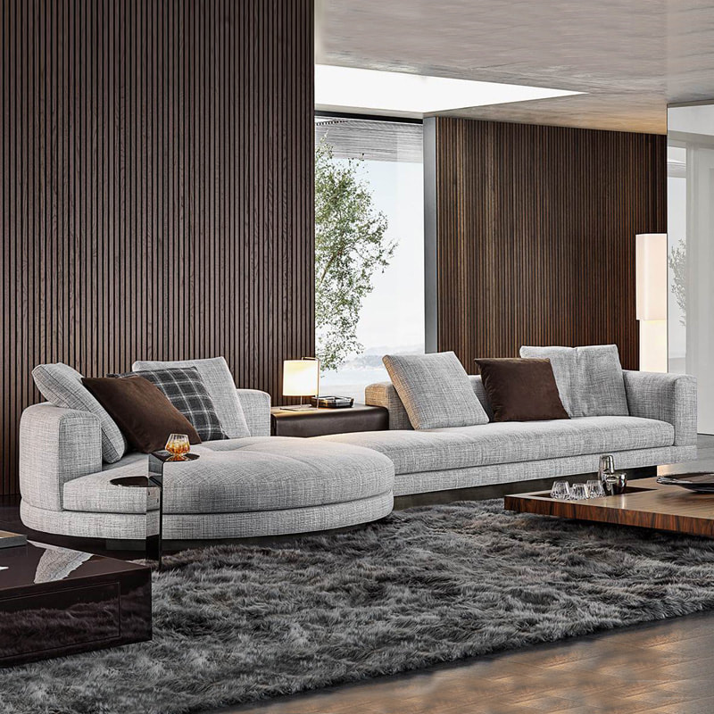 best sale modern home furnitrue contemporary design fabric sofa supplier in China-interi furniture