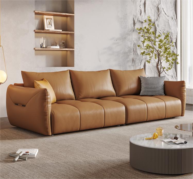 high end luxury home furnitrue contemporary design leather sofa company in China-interi furniture