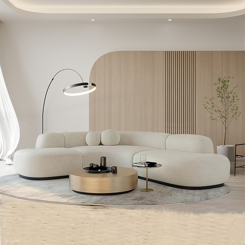 fashional luxury home furniture maker contemporary design modern fabric sofa maker in China-interi furniture