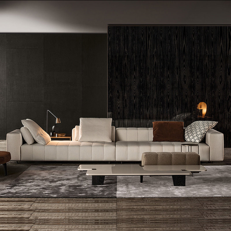 top grade modern home furnitrue luxury design leather sofa supplier in China-interi furniture