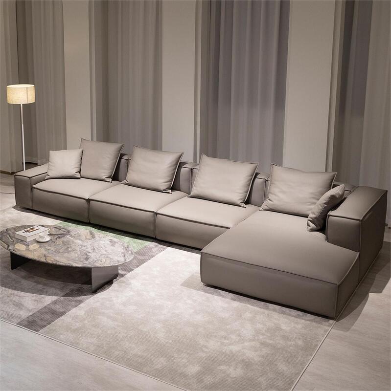 high end luxury home furnitrue contemporary design leather sofa company -interi furniture