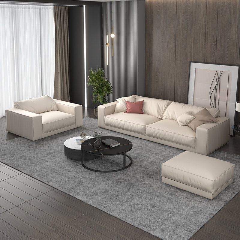 high grade modern home furnitrue contemporary design leather sofa factory in China-interi furniture