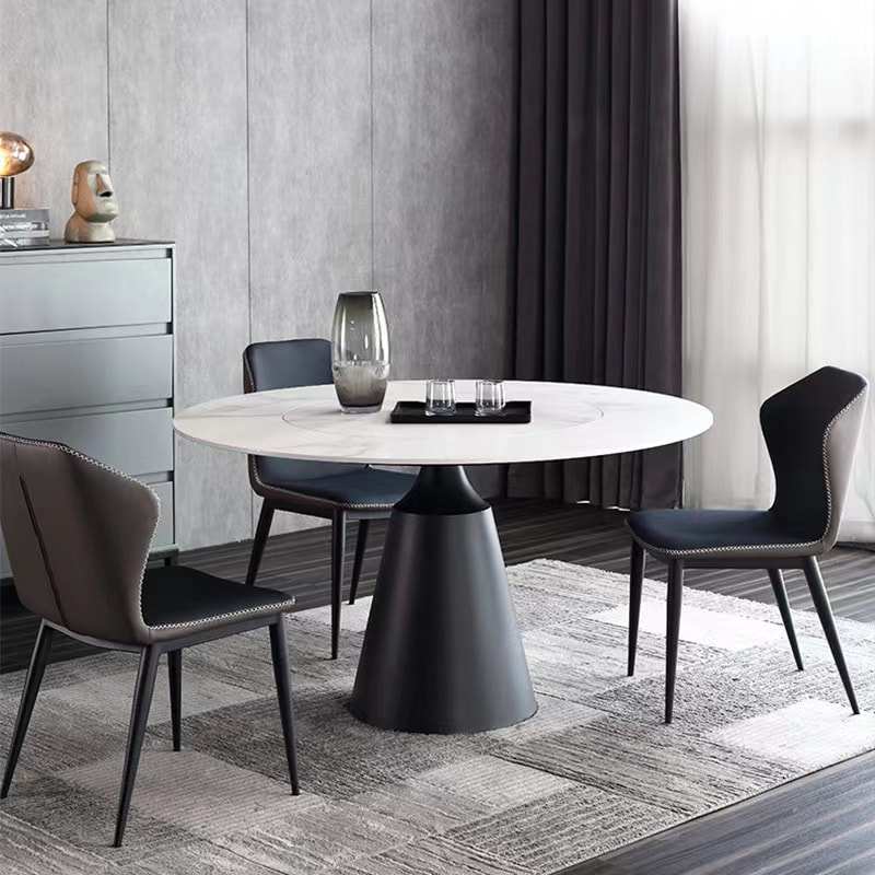 chinese high quality modern home furniture sintered table top dining table manufacturer-interi furniture